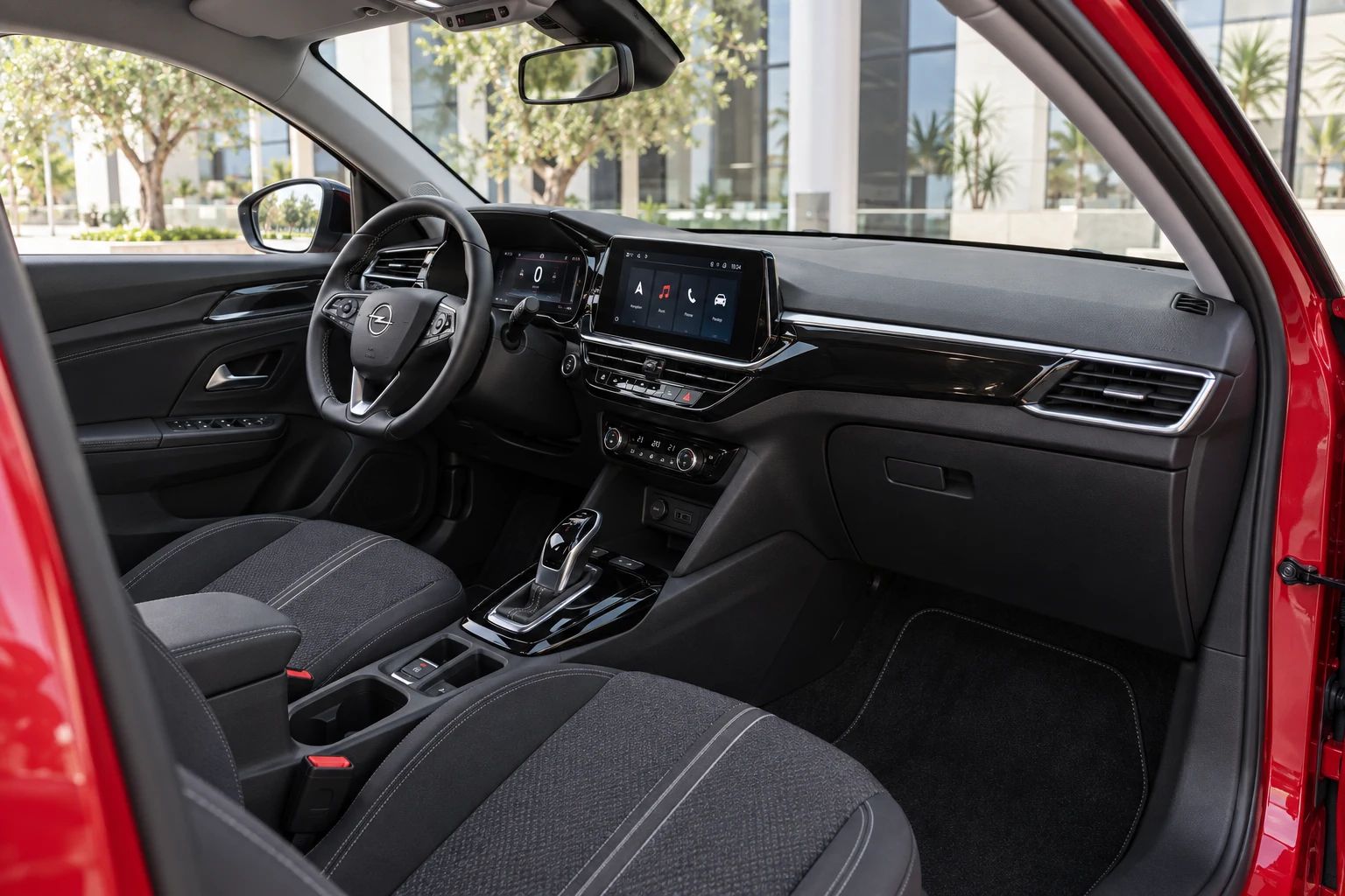 Opel Corsa rental car interior