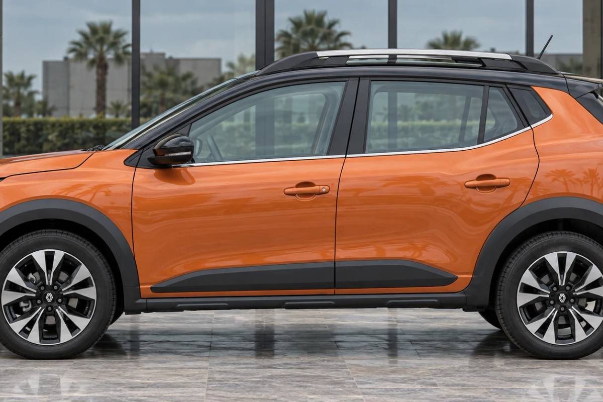 Renault Kardian rental car, side view