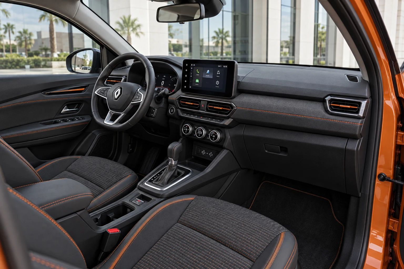 Renault Kardian rental car interior