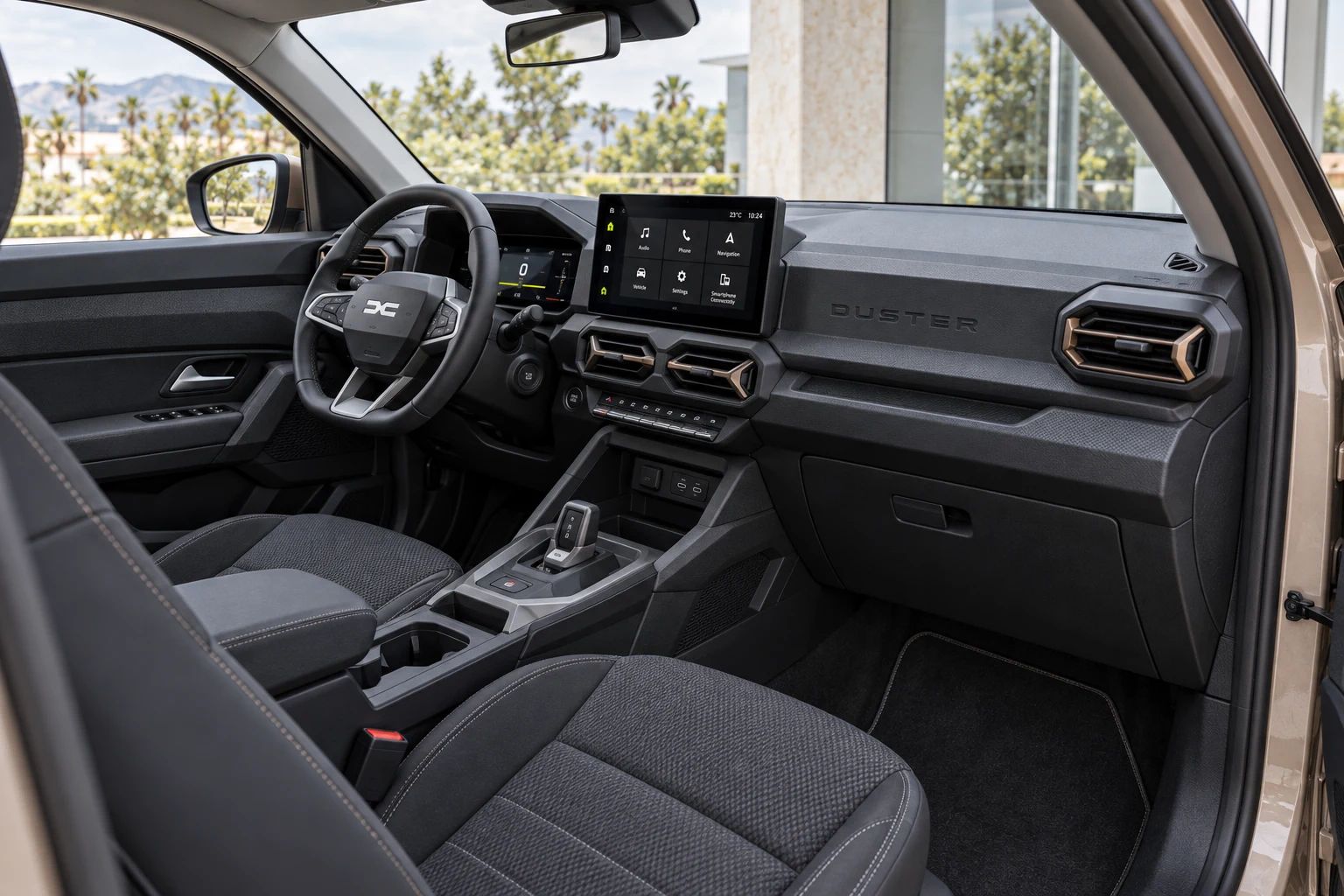 Dacia Duster rental SUV interior