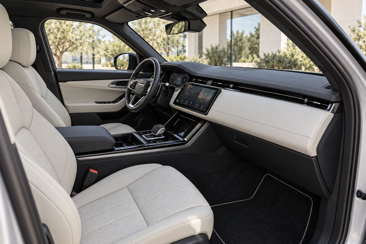 2026 Range Rover Evoque rental SUV, interior view