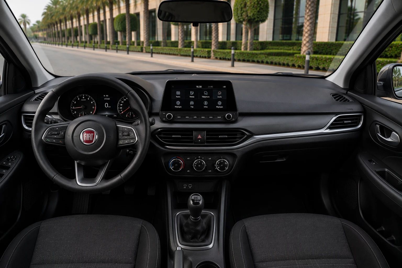Fiat Tipo rental car interior