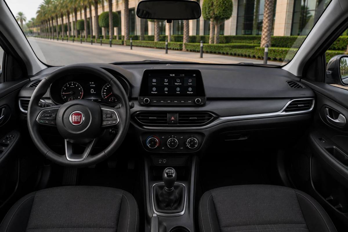 Fiat Tipo rental car interior
