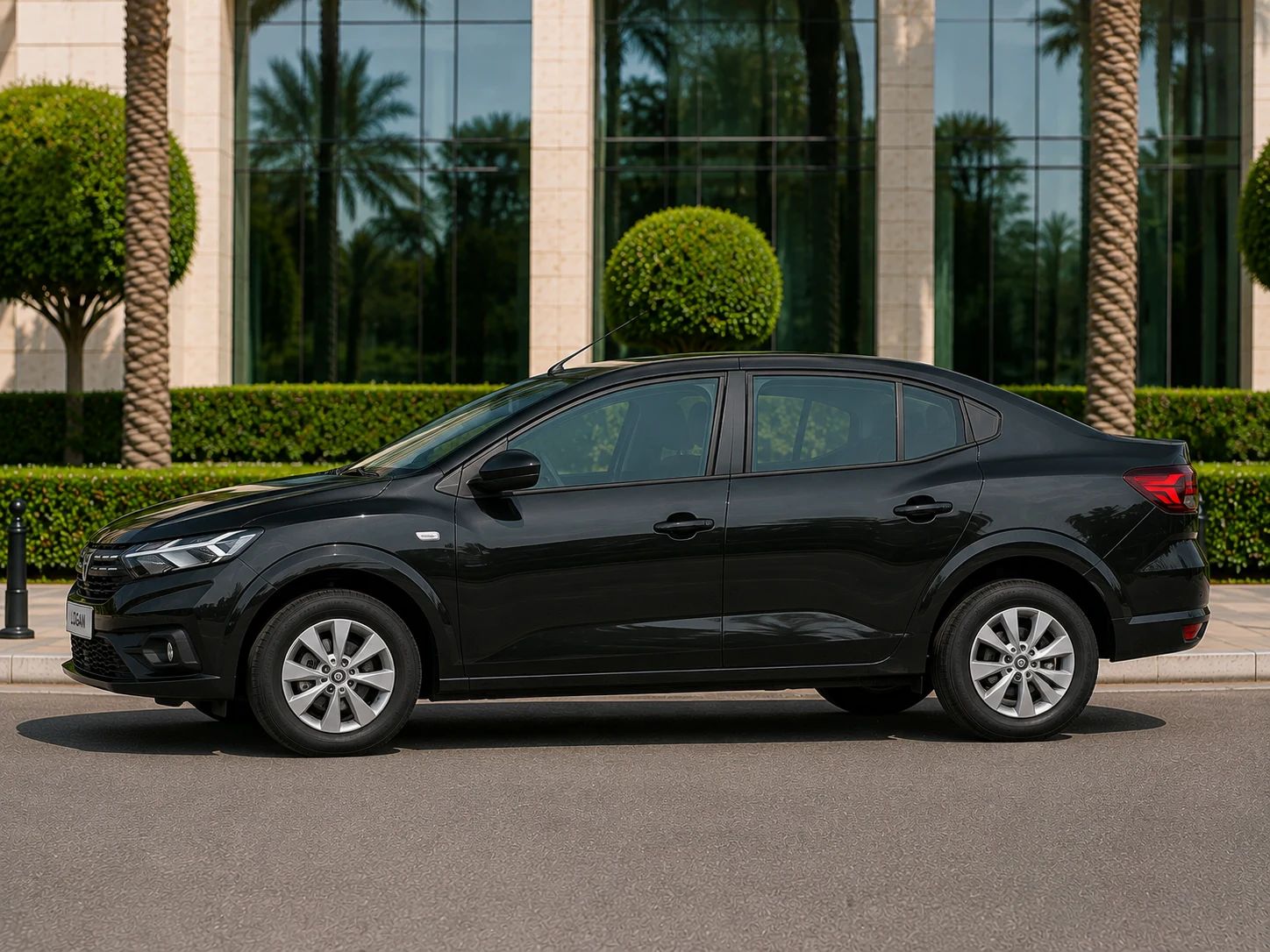 Dacia Logan rental car interior