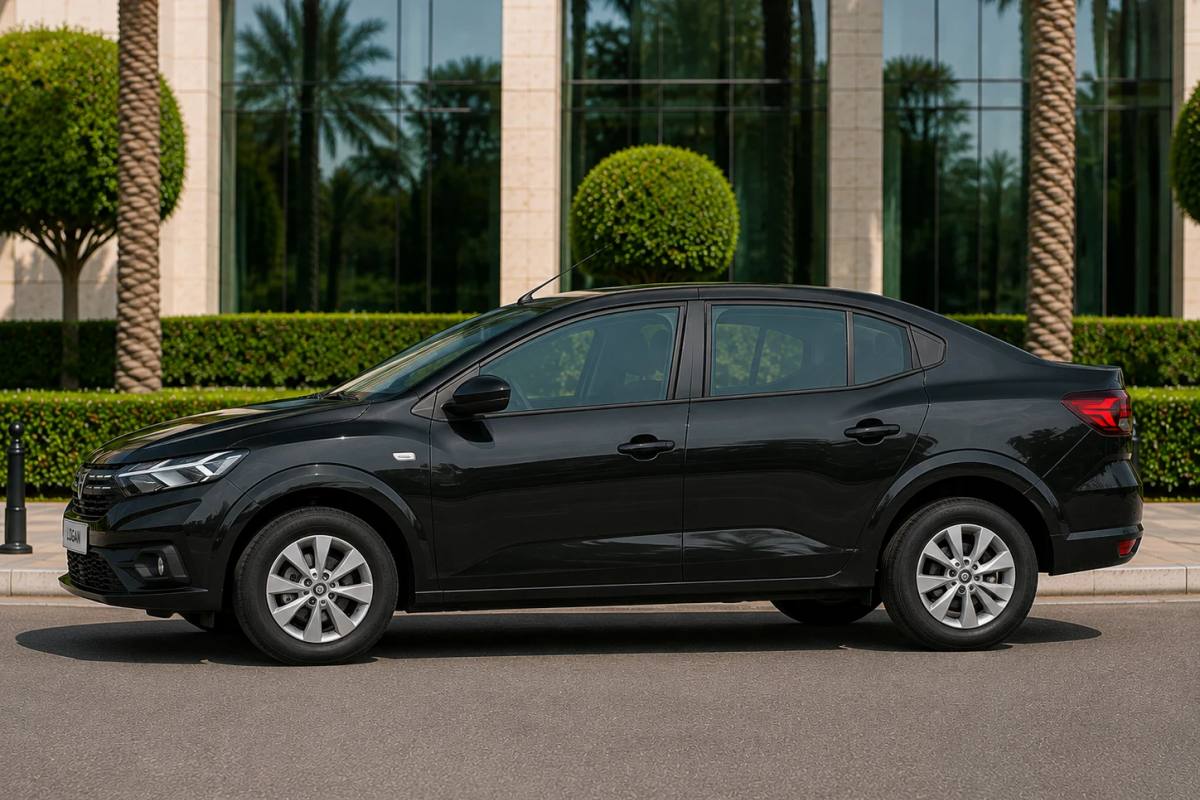 Dacia Logan rental car interior