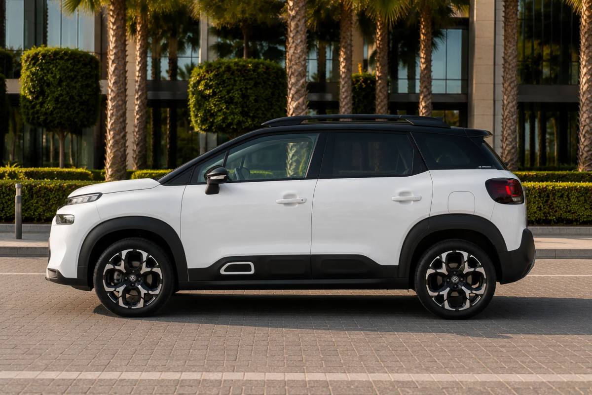 Citroën C3 Aircross rental SUV, side view